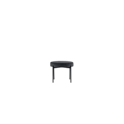 PAPERFLOW Hocker GAIA rund Samtbezug anthrazit 74600747 GBRV.01.11