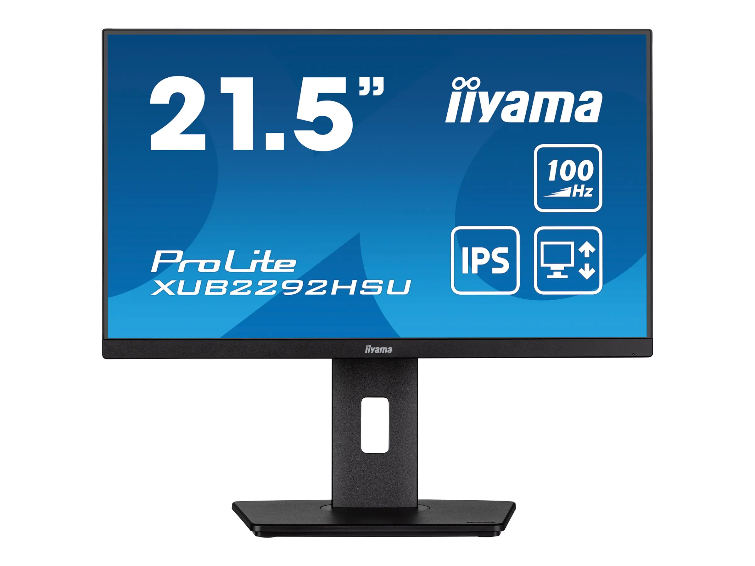 iiyama ProLite XUB2292HSU-B6 - LED-Monitor - 55.9 cm (22") (21.5" sichtbar) - 1920 x 1080 Full HD (1080p) @ 100 Hz - IPS - 250 cd/m² - 1000:1 - 0.4 ms - HDMI, DisplayPort - Lautsprecher - mattschwarz iiyama ProLite XUB2292HSU-B6 - LED-Monitor - 55.9 cm (22") (21.5" sichtbar) - 1920 x 1080 Full HD (1080p) @ 100 Hz - IPS - 250 cd/m² - 1000:1 - 0.4 ms - HDMI, DisplayPort - Lautsprecher - mattschwarz