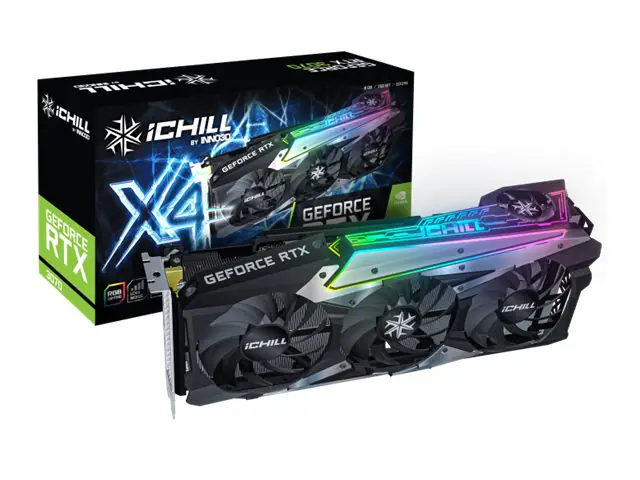 Inno3D GeForce RTX 3070 iCHILL X4 LHR - Grafikkarten - GF RTX 3070 - 8 GB GDDR6 - PCIe 4.0 x16 - HDMI, 3 x DisplayPort