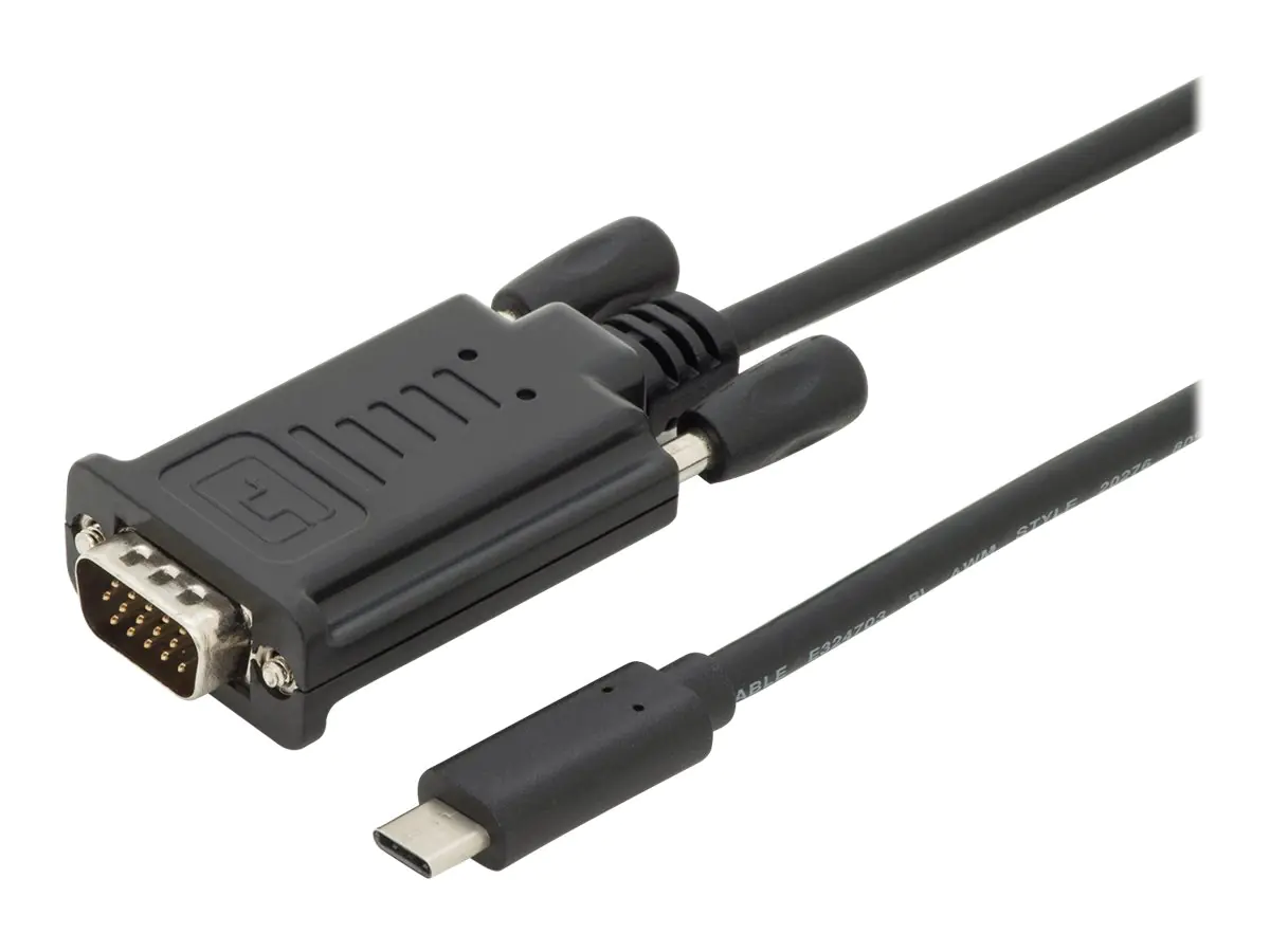 Digitus USB Type-C Adapterkabel, Type-C auf VGA