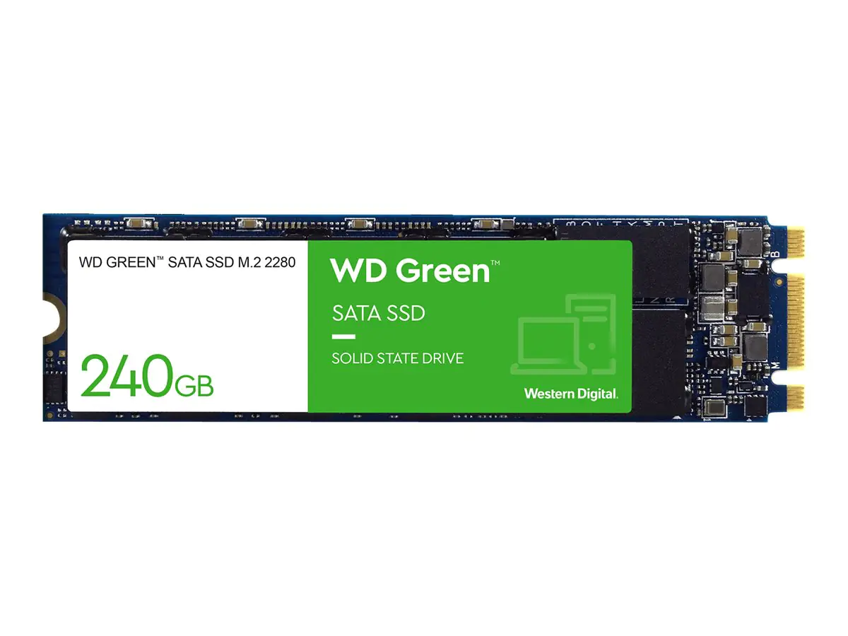 WD Green PC SSD WDS240G2G0B - 240 GB SSD - intern - M.2 2280 - SATA 6Gb/s