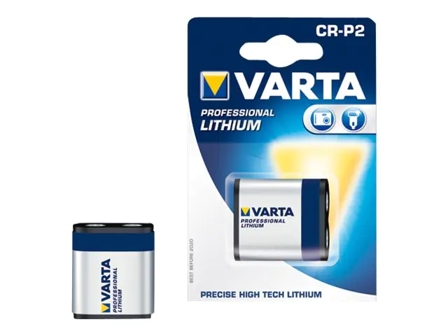 Varta Photo Lithium - Kamerabatterie CR-P2 Li 1600 mAh