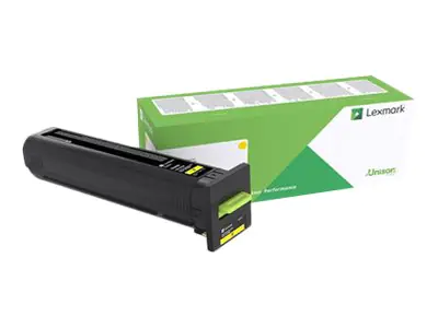 Lexmark - Hohe Ergiebigkeit - Gelb - Original - Tonerpatrone LCCP, Lexmark Corporate - für Lexmark CX820de, CX820dtfe, CX825de, CX825dte, CX825dtfe, CX860de, CX860dte, CX860dtfe