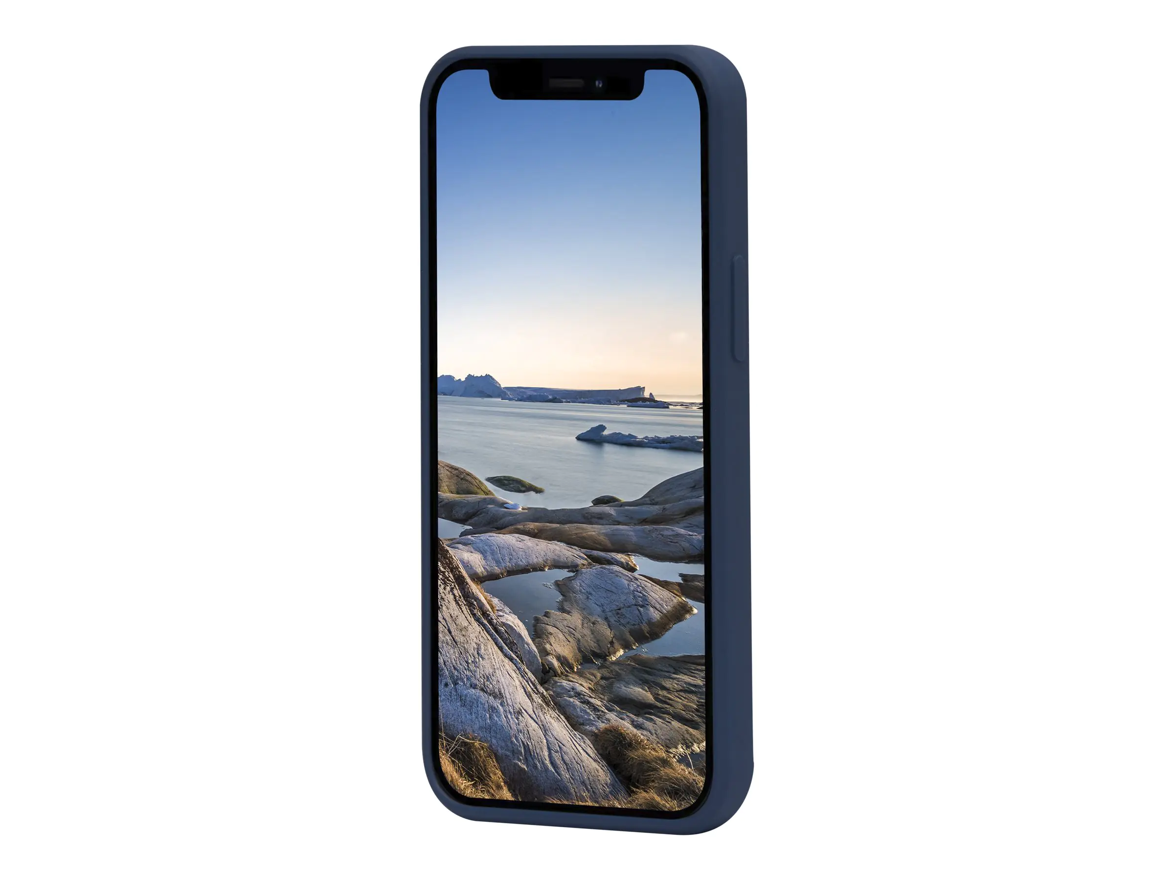 dbramante1928 Greenland - Hintere Abdeckung für Mobiltelefon - Snap-on - 100 % recycelter Kunststoff - Pazifikblau - für Apple iPhone 12, 12 Pro