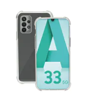 Mobilis R-Series - Hintere Abdeckung für Mobiltelefon - verstärke Kanten - durchsichtig - für Samsung Galaxy A33 5G