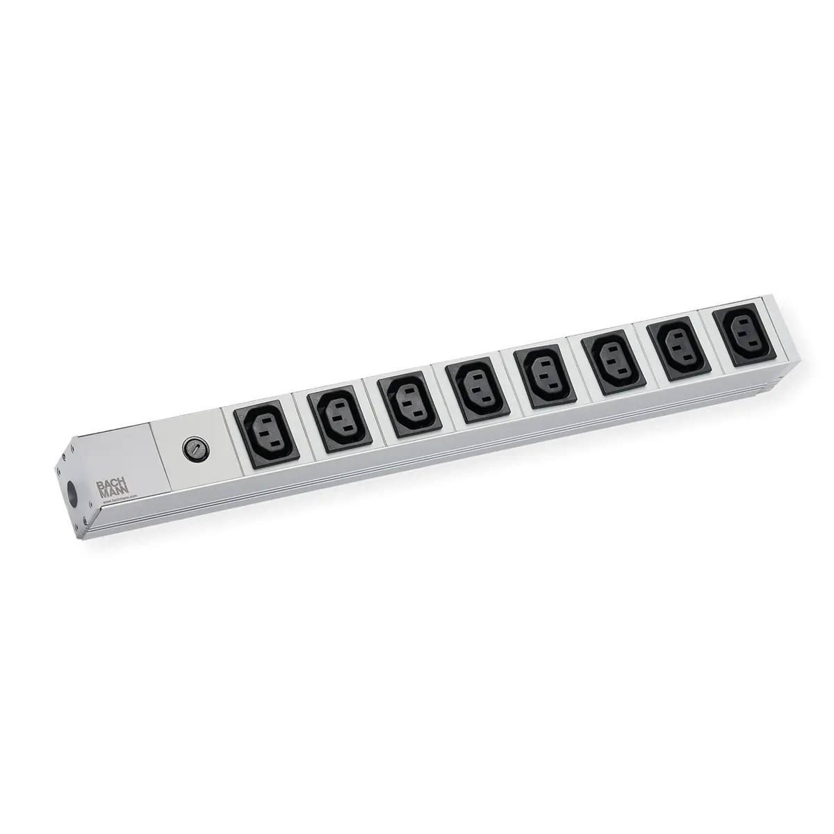 BACHMANN - Steckdosenleiste (Rack - einbaufähig) - Wechselstrom 250 V - Ausgangsanschlüsse: 8 (IEC 60320 C13) - 1U - 48.3 cm (19")