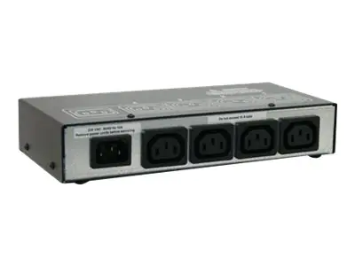 Neol Leunig ePowerSwitch 4M+ R3 (Master) - Stromverteilungseinheit - Wechselstrom 250 V - Ethernet 10/100, RS-232 - Eingabe, Eingang IEC 60320 C14 - Ausgangsanschlüsse: 4 (power IEC 60320 C13) EPS-4M+R3-EU