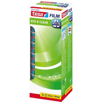 tesa Klebefilm Eco&Clear 57074-00000-00 19mmx30m 8 Rl./Pack. tesa Klebefilm Eco&Clear 57074-00000-00 19mmx30m 8 Rl./Pack.