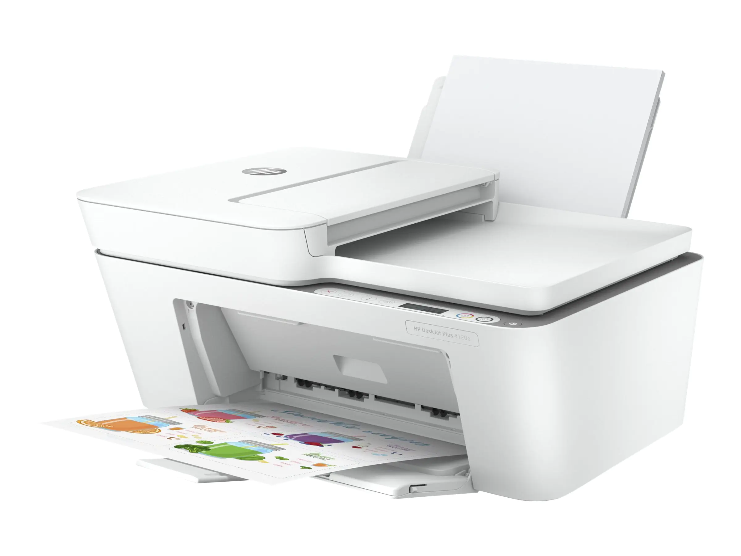 HP Deskjet 4120e All-in-One - Multifunktionsdrucker - Farbe - Tintenstrahl - A4 (210 x 297 mm) (Original) - A4/Legal (Medien) - bis zu 6 Seiten/Min. (Kopieren) - bis zu 8.5 Seiten/Min. (Drucken) - 60 Blatt - USB 2.0, Wi-Fi(n), Bluetooth - Cement - Für HP