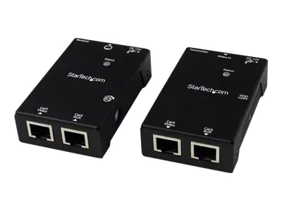 StarTech HDMI über CAT5/CAT6 Extender mit Power Over Cable - Verlängert ein HDMI Signal 50m - Erweiterung für Video/Audio - über CAT 5e/6 - bis zu 50 m - für P/N: ST128HDMI2, SVA12M2NEUA, SVA12M5NA, VIDWALLMNT