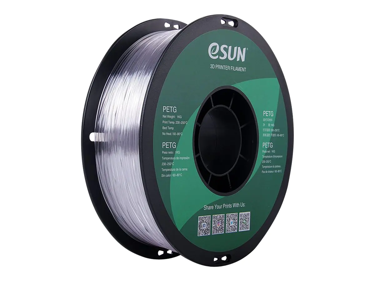Esun - Natural - 1 kg - PTEG-Filament (3D) Esun - Natural - 1 kg - PTEG-Filament (3D)