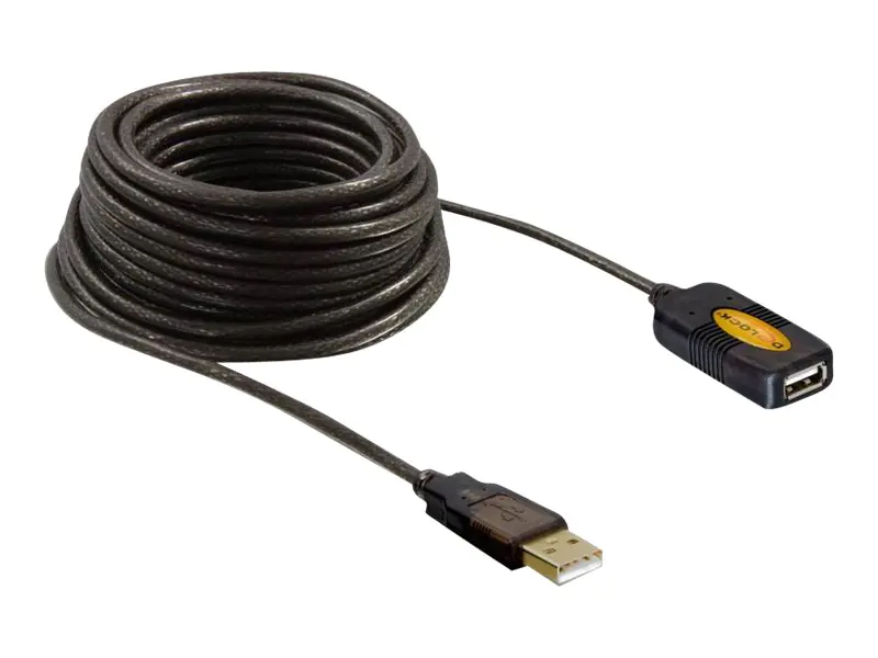 Delock - USB-Verlängerungskabel - USB (M) zu USB (W) - 5 m - aktiv Delock - USB-Verlängerungskabel - USB (M) zu USB (W) - 5 m - aktiv