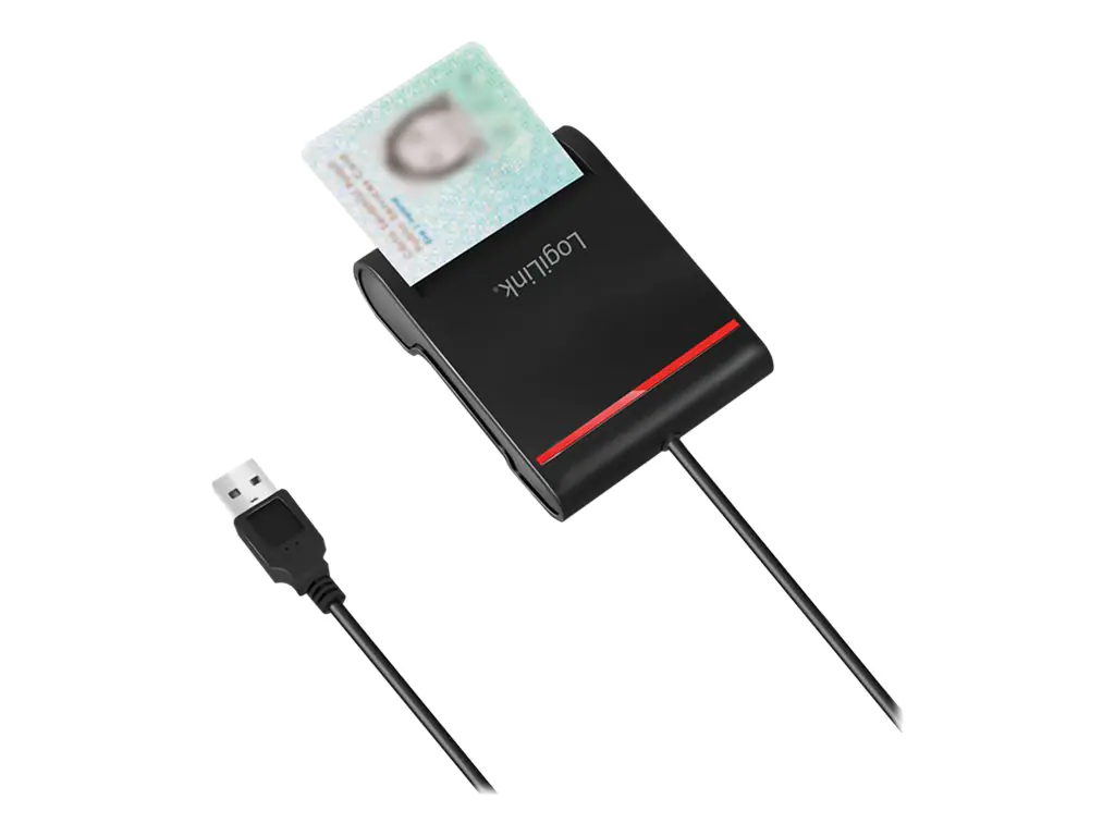 LogiLink - SmartCard-Leser - USB 2.0 - Schwarz