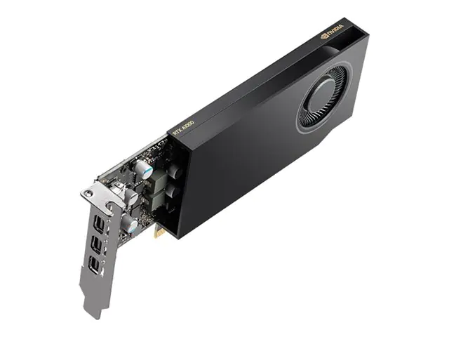 PNY Quadro A1000 Power Limited 8GB GDDR6 4xmDP LP - PCI - 8.192 MB