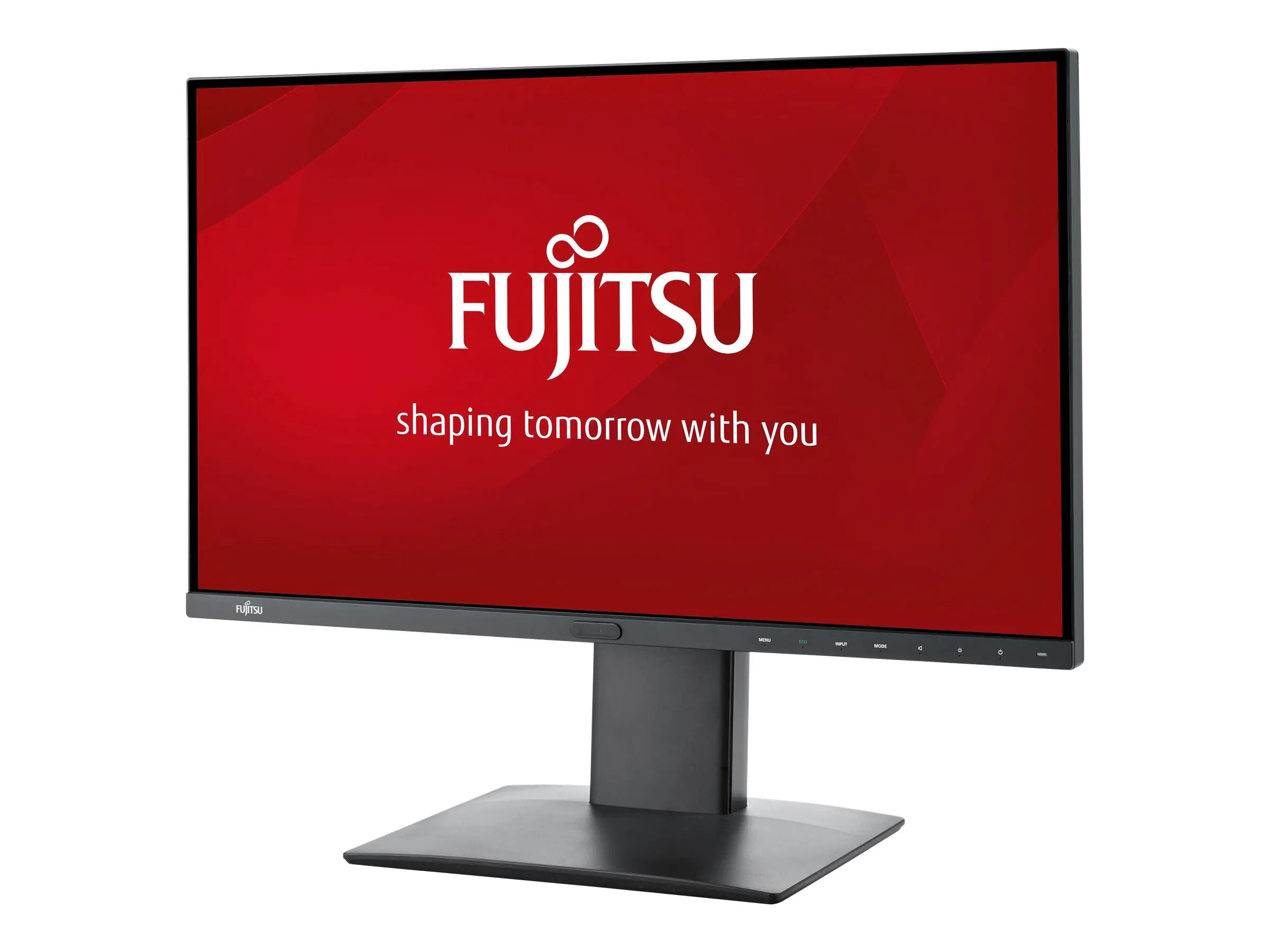 Fujitsu P27-8 TS UHD - LED-Monitor - 68.5 cm (27") - 3840 x 2160 4K UHD (2160p) - IPS - 350 cd/m² - 1300:1 - 5 ms - 2xHDMI, DisplayPort, Mini DisplayPort - Lautsprecher - mattschwarz - für Celsius J550, J580, M770, R970, W580; ESPRIMO D538/E94, D958, P558