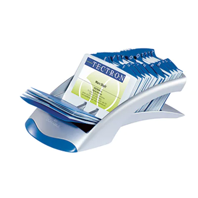 DURABLE Visitenkartenständer VISIFIX desk 241323 metallic-silber DURABLE Visitenkartenständer VISIFIX desk 241323 metallic-silber