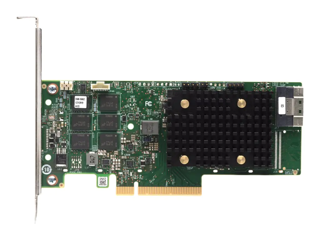 Lenovo ThinkSystem 940-8i - Speichercontroller (RAID) - 8 Sender/Kanal - SATA / SAS 12Gb/s - Low-Profile - RAID RAID 0, 1, 5, 6, 10, 50, JBOD, 60 - PCIe 4.0 x8 - für ThinkSystem SR645; SR650 V2; SR665; SR670 V2; SR850 V2; SR860 V2; ST650 V2