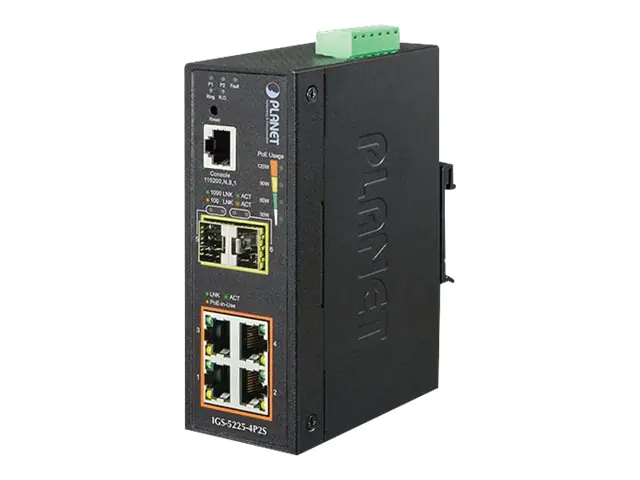 Planet IGS-5225-4P2S - Switch - L2+ - managed - 4 x 10/100/1000 (PoE+)