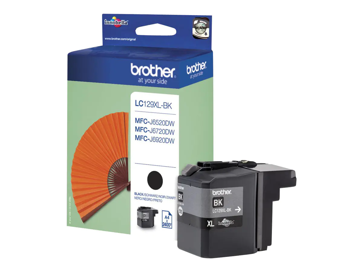 Brother LC129XLBK - Schwarz - Original - Tintenpatrone - für Brother MFC-J6520DW, MFC-J6720DW, MFC-J6920DW Brother LC129XLBK - Schwarz - Original - Tintenpatrone - für Brother MFC-J6520DW, MFC-J6720DW, MFC-J6920DW