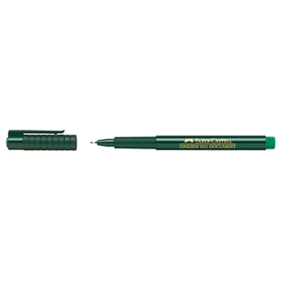 Faber-Castell Feinschreiber FINEPEN 151163 0,4mm grün Faber-Castell Feinschreiber FINEPEN 151163 0,4mm grün