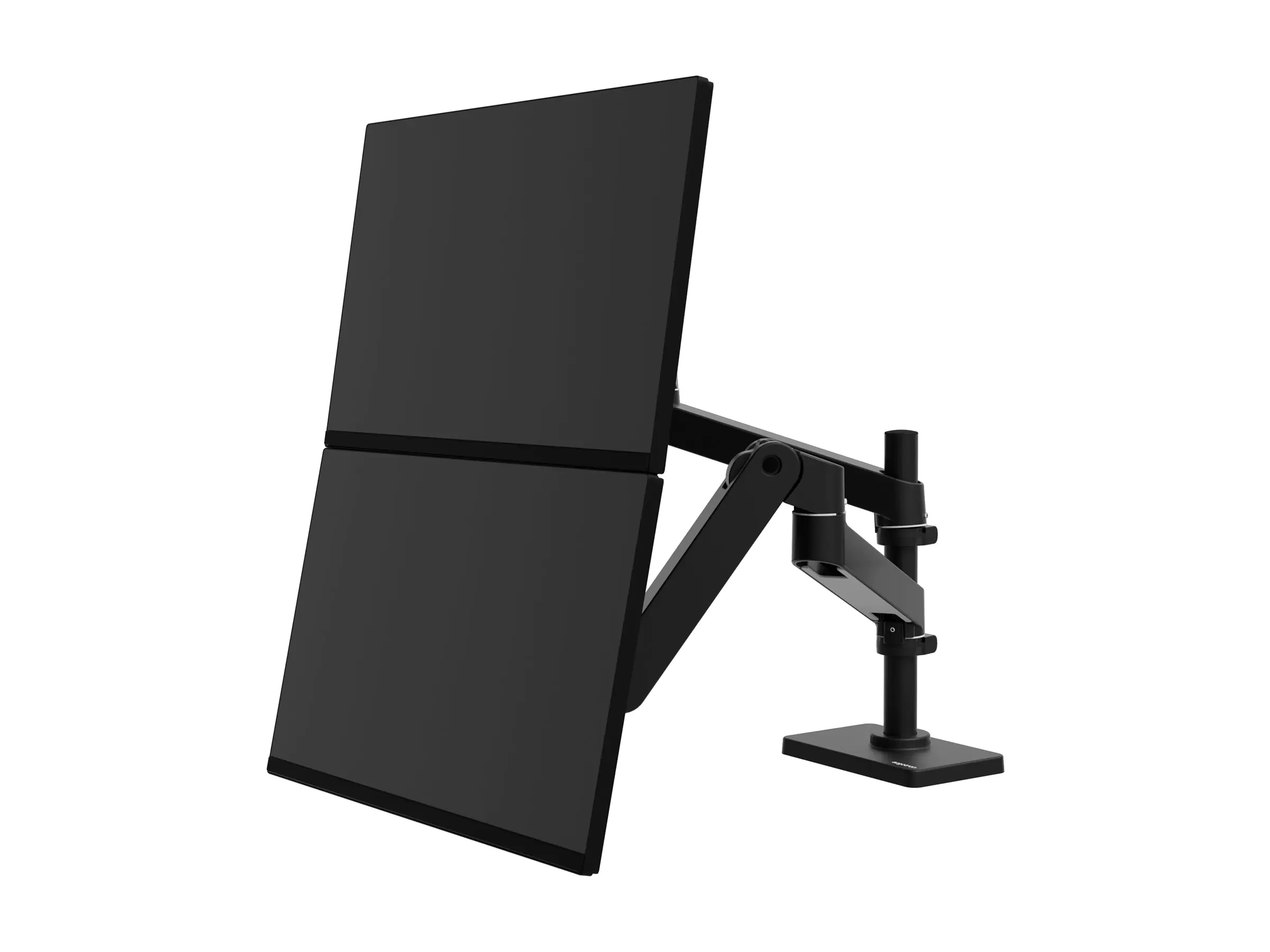 Ergotron LX Pro - Befestigungskit (Doppelarm) - modular - für 2 LCD-Displays - Aluminium - Schwarz - Bildschirmgröße: bis zu 68,6 cm (bis zu 27 Zoll) - Tischmontage