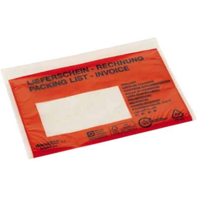 DOCUFIX Lieferscheintaschen Polyethylen DIN lang 2FVDO335212PCR
