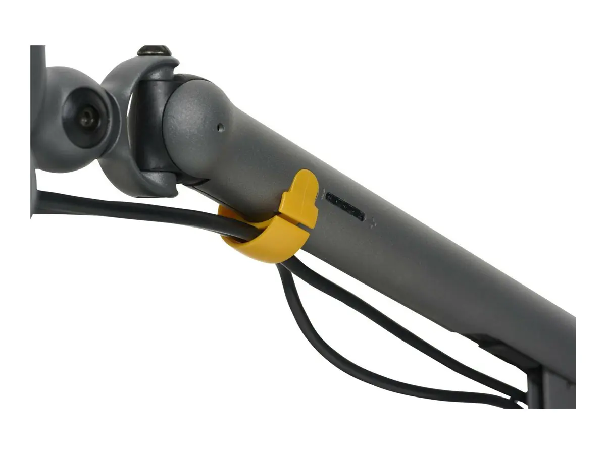Bakker Elkhuizen Flexible Dual - Befestigungskit - einstellbarer Doppelarm - für 2 Monitore - Aluminium, Stahl, ABS-Kunststoff, thermoplastischer Gummi (TPR), Polyamid (PA6) - Dunkelgrau - Bildschirmgröße: 43.18-88.9 cm (for flat screen), 43.18-81.28 cm (