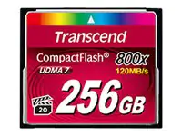 Transcend Premium - Flash-Speicherkarte - 256 GB - 800x - CompactFlash