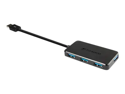 Transcend HUB2 - Hub - 4 x SuperSpeed USB 3.0 TS-HUB2K