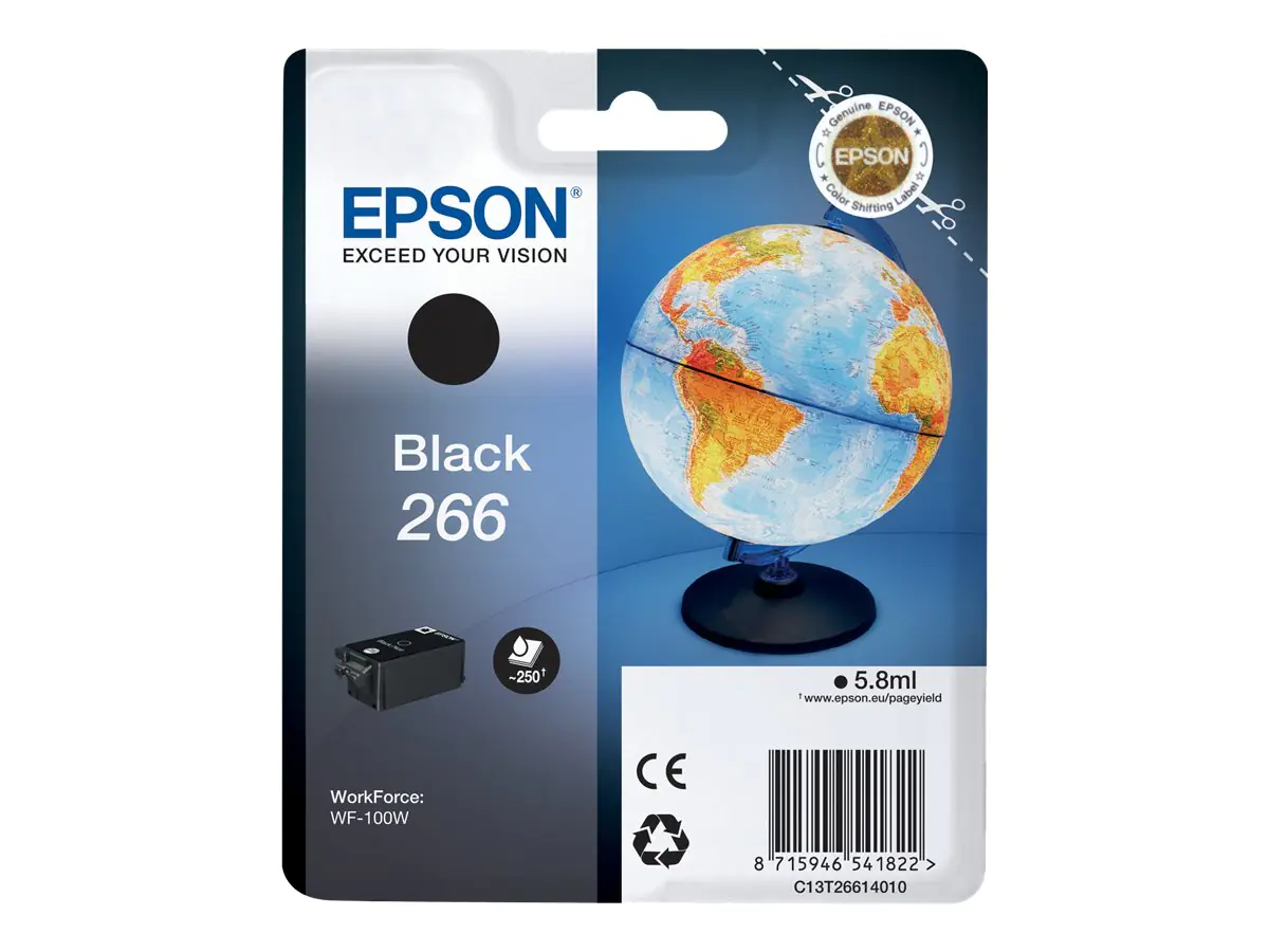 Epson Tinte C13T26614020 266 schwarz 250 Seiten 5,8ml