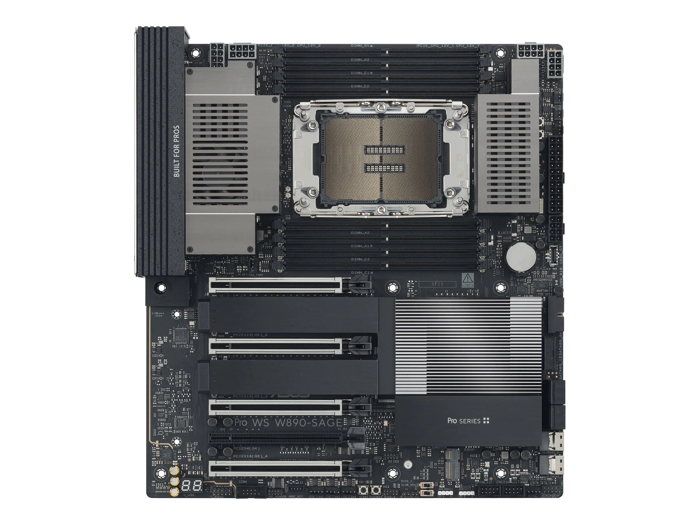 ASUS Pro WS W890-SAGE - Motherboard - SSI CEB - LGA4710-2 Socket - W890 Chipsatz - USB4, USB 3.2
