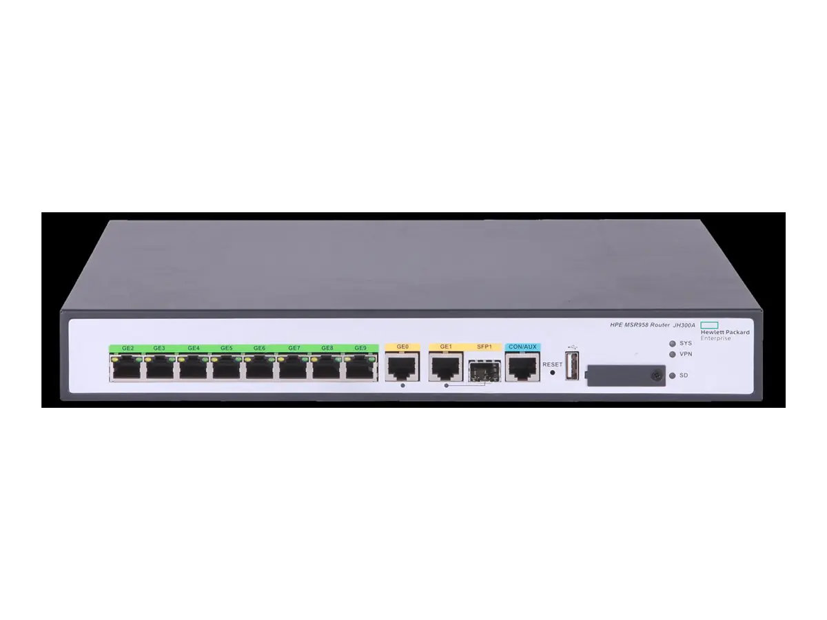 HPE FlexNetwork MSR2003X - Router 8-Port-Switch S0P10A