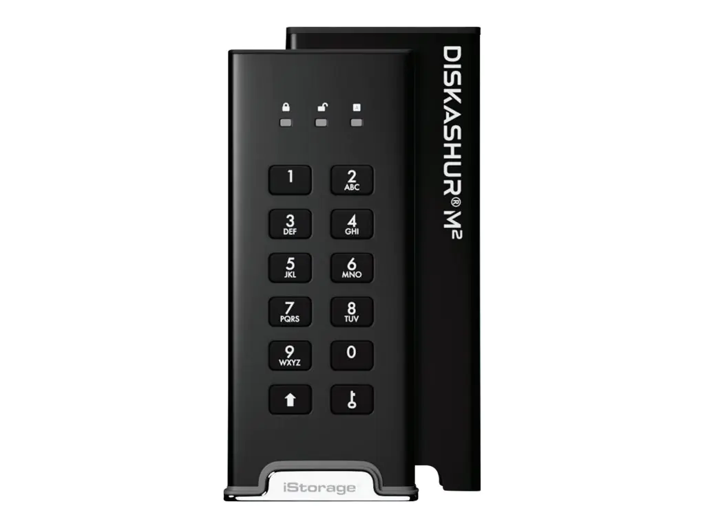 iStorage diskAshur M² - SSD - verschlüsselt - 1 TB - extern (tragbar) IS-DAM2-256-1000
