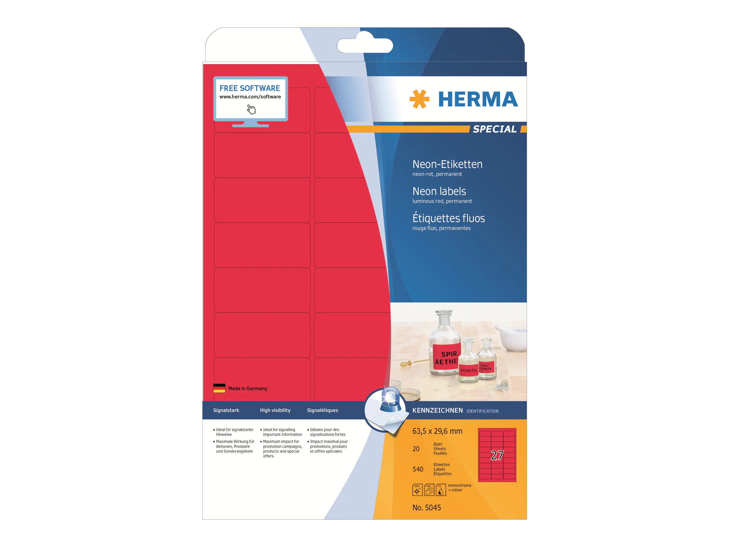 HERMA Special - Papier - matt - permanent selbstklebend 5045