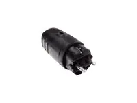 Bachmann DIN 49441 - Netzanschluss - CEE 7/7 (M) - 250 V - 16 A - Schwarz