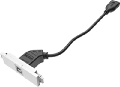 VISION TechConnect 3 USB-b module - Modulares Faceplate-Snap-In - USB-Typ B VISION TechConnect 3 USB-b module - Modulares Faceplate-Snap-In - USB-Typ B