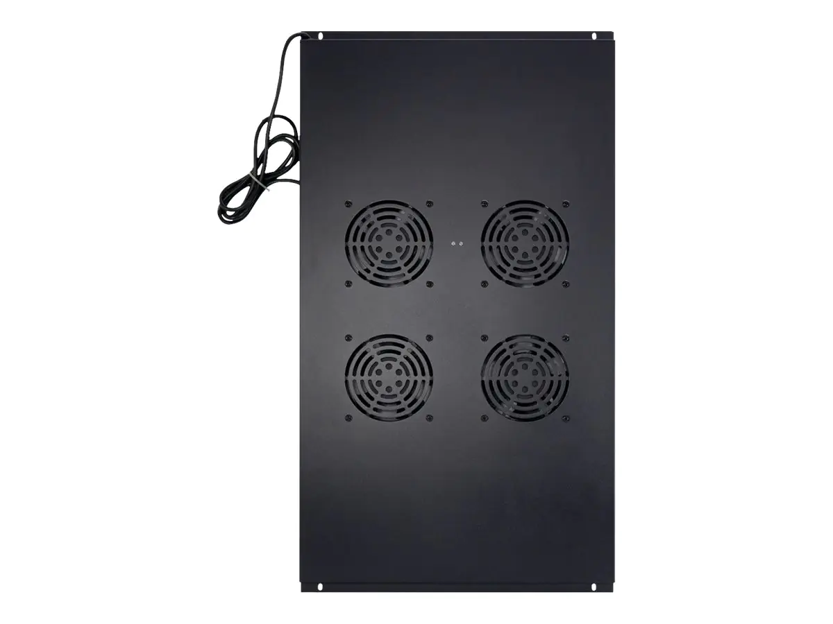 Inter-Tech SWSN-1000 - Rack-Lüfter - Schwarz, RAL 9005 - 48.3 cm (19")