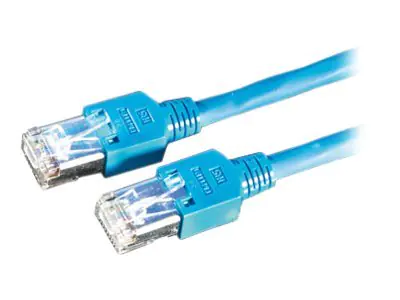 Secomp DRAKA - Patch-Kabel - RJ-45 (M) zu RJ-45 (M) - 20 m - SFTP - CAT 5e - halogenfrei - Blau