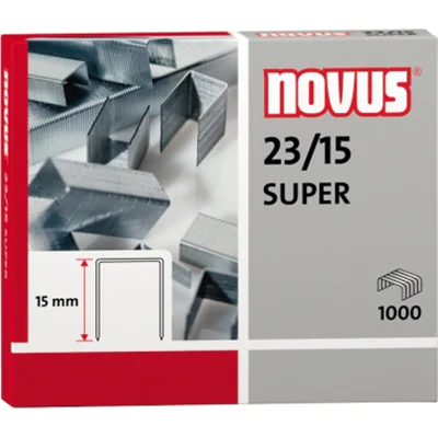 NOVUS Heftklammer 042-0044 23/15 verzinkt 1.000 St./Pack. NOVUS Heftklammer 042-0044 23/15 verzinkt 1.000 St./Pack.