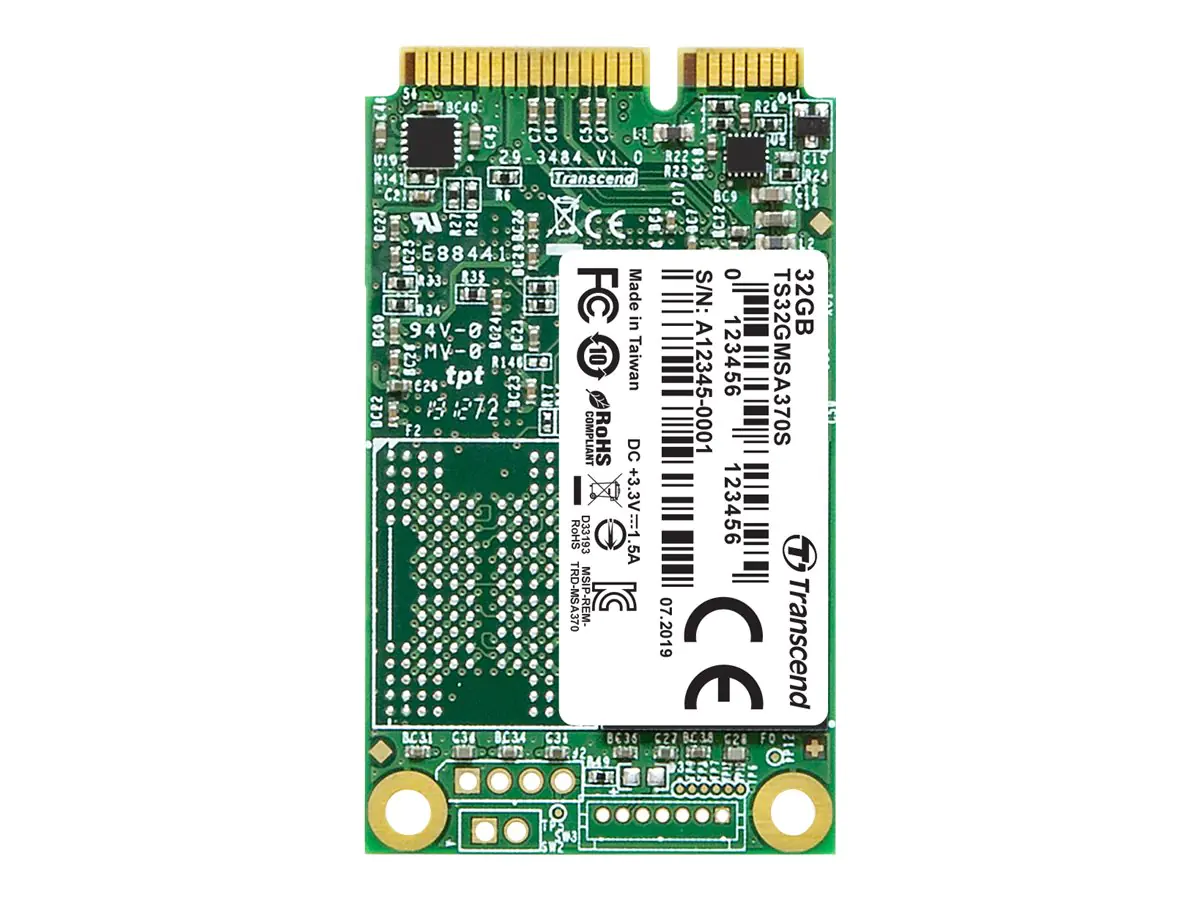 Transcend 370S - SSD - 32 GB - intern - mSATA - SATA 6Gb/s