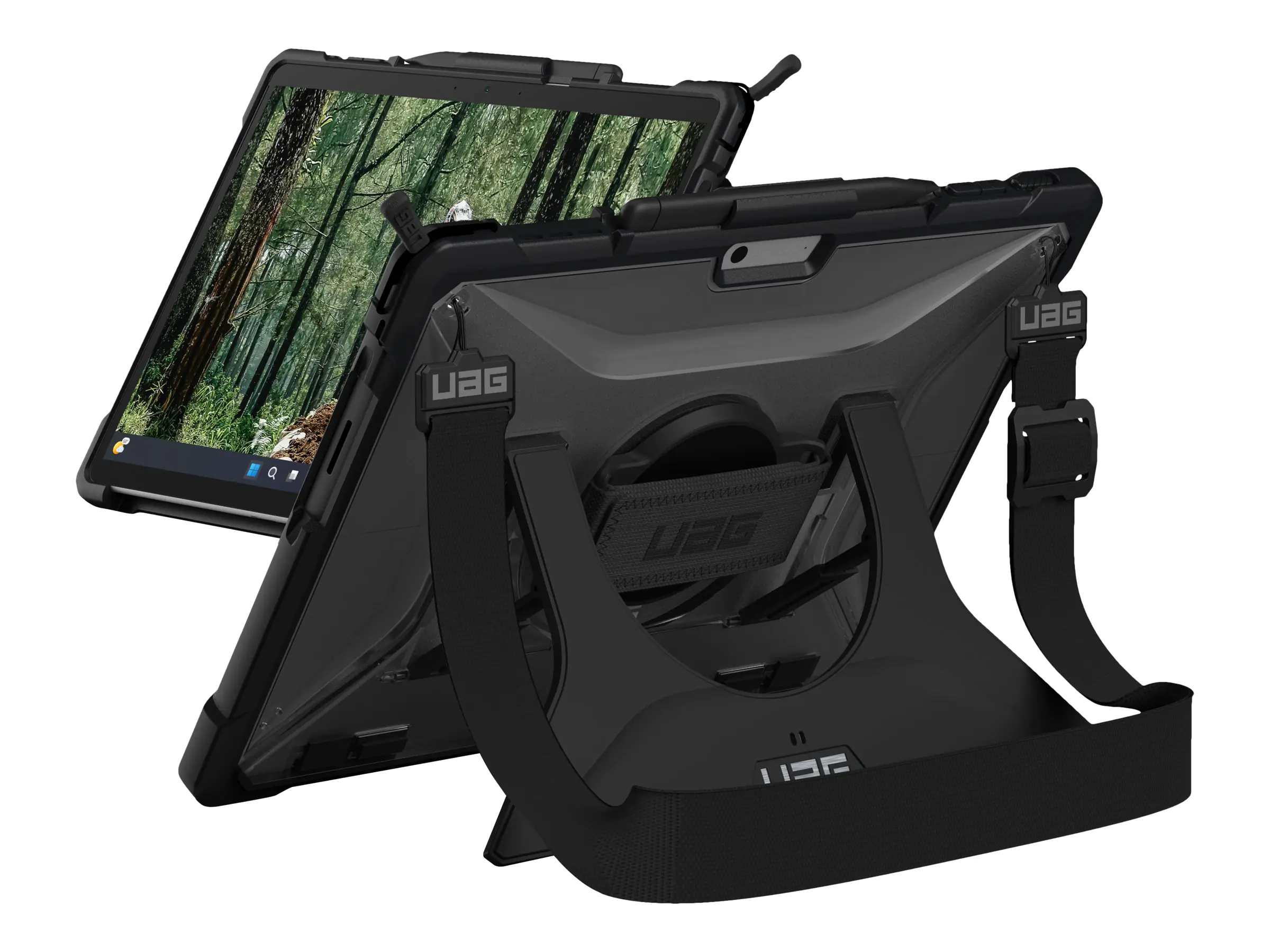 UAG Plasma Series Rugged Case for Surface Pro 9 - Plasma Series w/ Handstrap and Shoulder Strap- Clear - Hintere Abdeckung für Tablet - Ice - für Microsoft Surface Pro 10, Pro 11, Pro 9, Pro Copilot+ PC, Pro Copilot+ PC for Business UAG Plasma Series Rugged Case for Surface Pro 9 - Plasma Series w/ Handstrap and Shoulder Strap- Clear - Hintere Abdeckung für Tablet - Ice - für Microsoft Surface Pro 10, Pro 11, Pro 9, Pro Copilot+ PC, Pro Copilot+ PC for Business