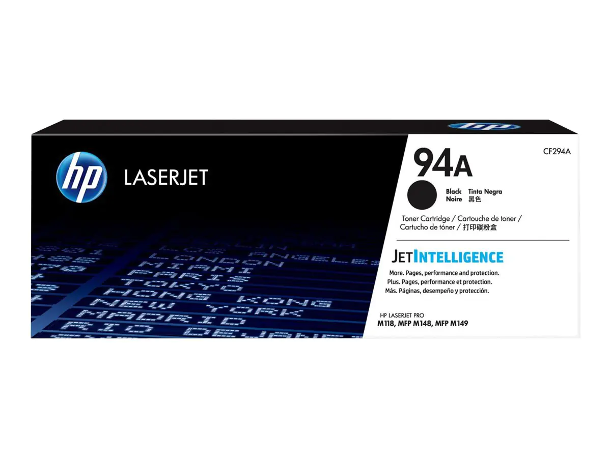 HP 94A - Schwarz - Original - LaserJet - Tonerpatrone (CF294A) - für LaserJet Pro M118dw, MFP M148dw, MFP M148fdw