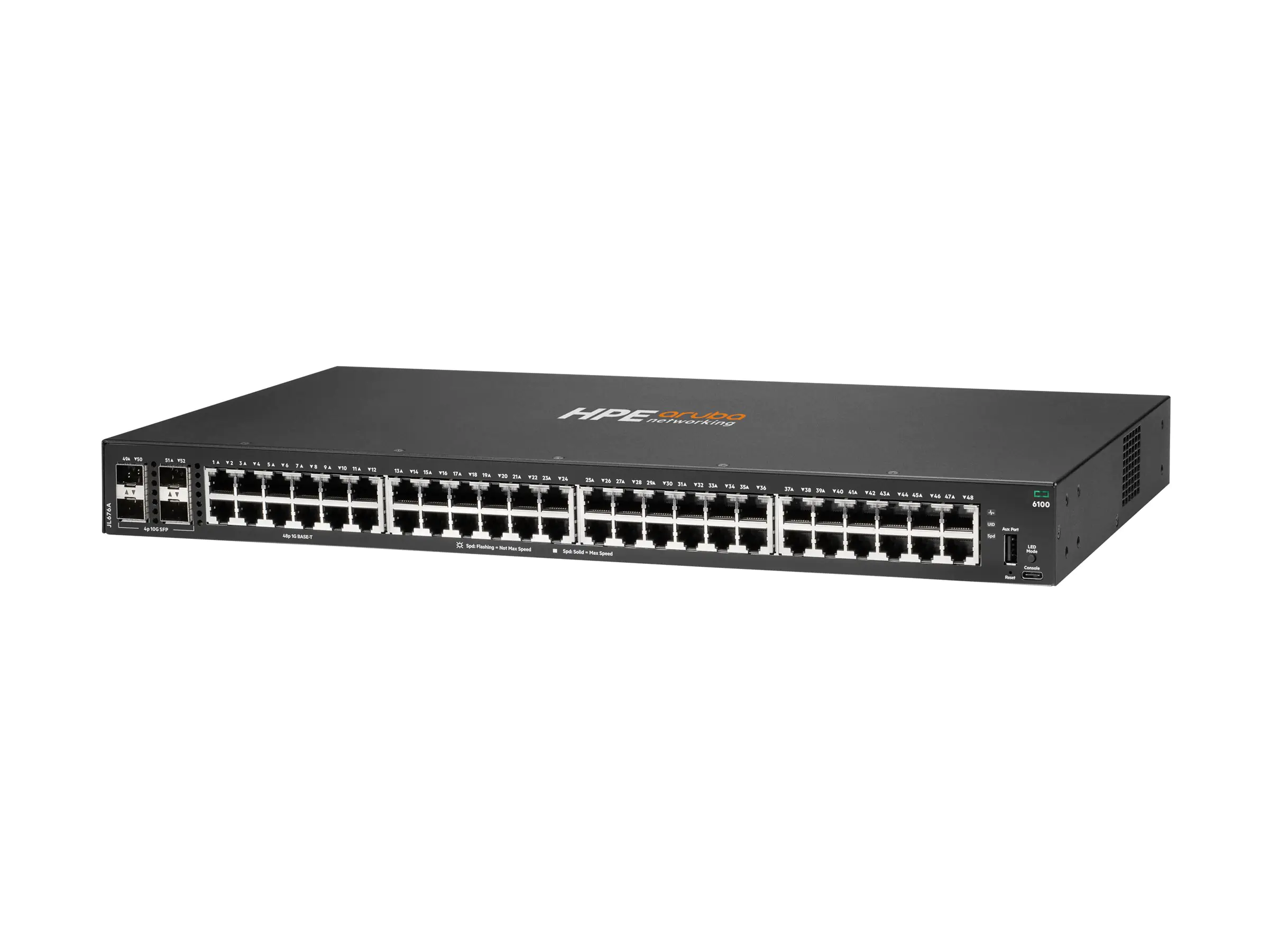 HPE Aruba 6100 48G 4SFP+ Switch - Switch - managed JL676A#B2C