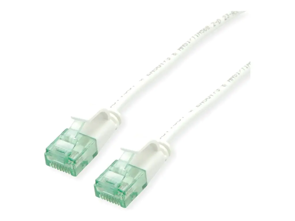 ROLINE RM UTP Patchkabel Kat6A/Kl.EA SLIM weiss 0.3m - UTP