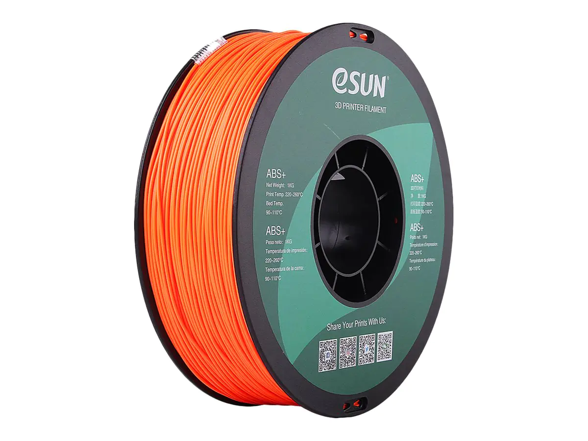 Esun - Orange - 1 kg - vakuumversiegelter Beutel - ABS+ filament (3D) Esun - Orange - 1 kg - vakuumversiegelter Beutel - ABS+ filament (3D)