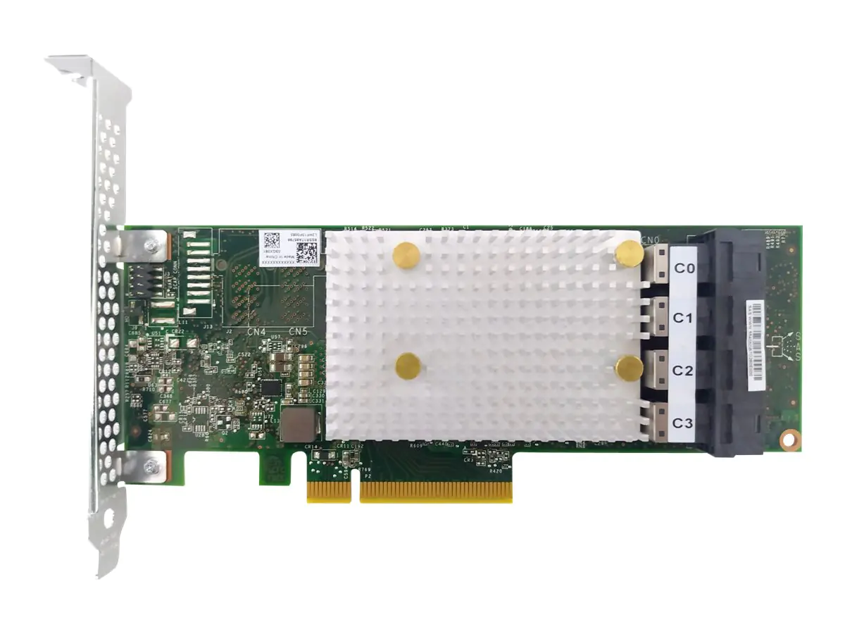 Lenovo ThinkSystem 4350-16i - Speicher-Controller - 16 Sender/Kanal - SATA 6Gb/s / SAS 12Gb/s - Low-Profile - RAID JBOD - PCIe 3.0 x8 - für ThinkSystem SR630 V2 7Z70, 7Z71; SR650 V2 7D15, 7Z72, 7Z73