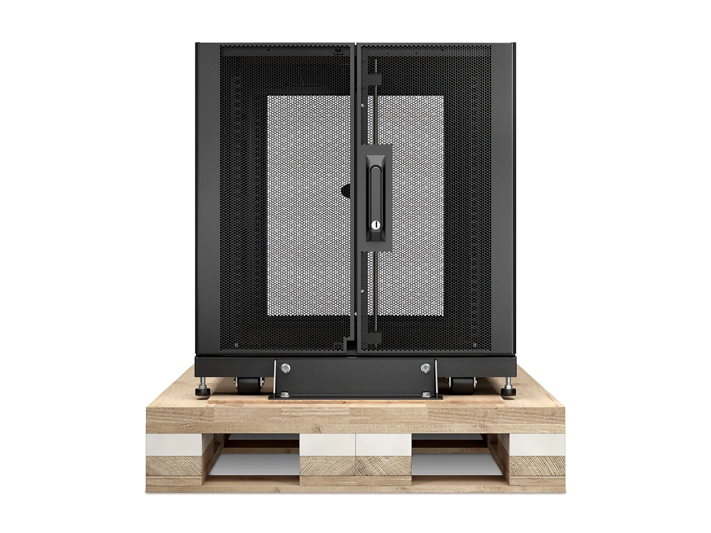 APC NetShelter SX - Schrank Netzwerkschrank - Schwarz - 12U - 48.3 cm (19")