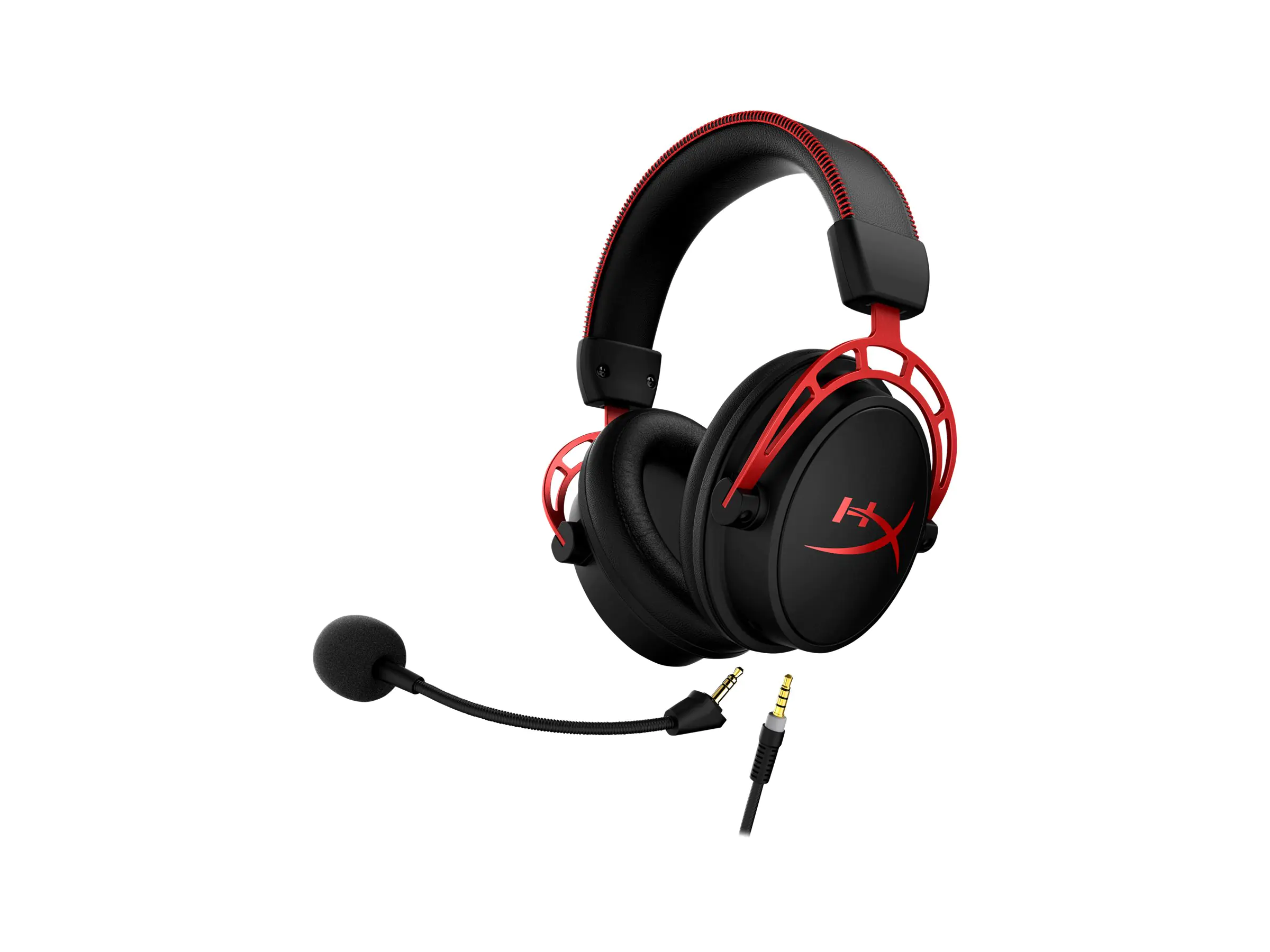 HyperX Cloud Alpha - Cloud Alpha Edition - Headset - ohrumschließend - kabelgebunden - 3,5 mm Stecker - Schwarz, Rot - für Victus by HP Laptop 15, 16; Laptop 14, 15, 17; Pavilion x360 Laptop; Pro 290 G9