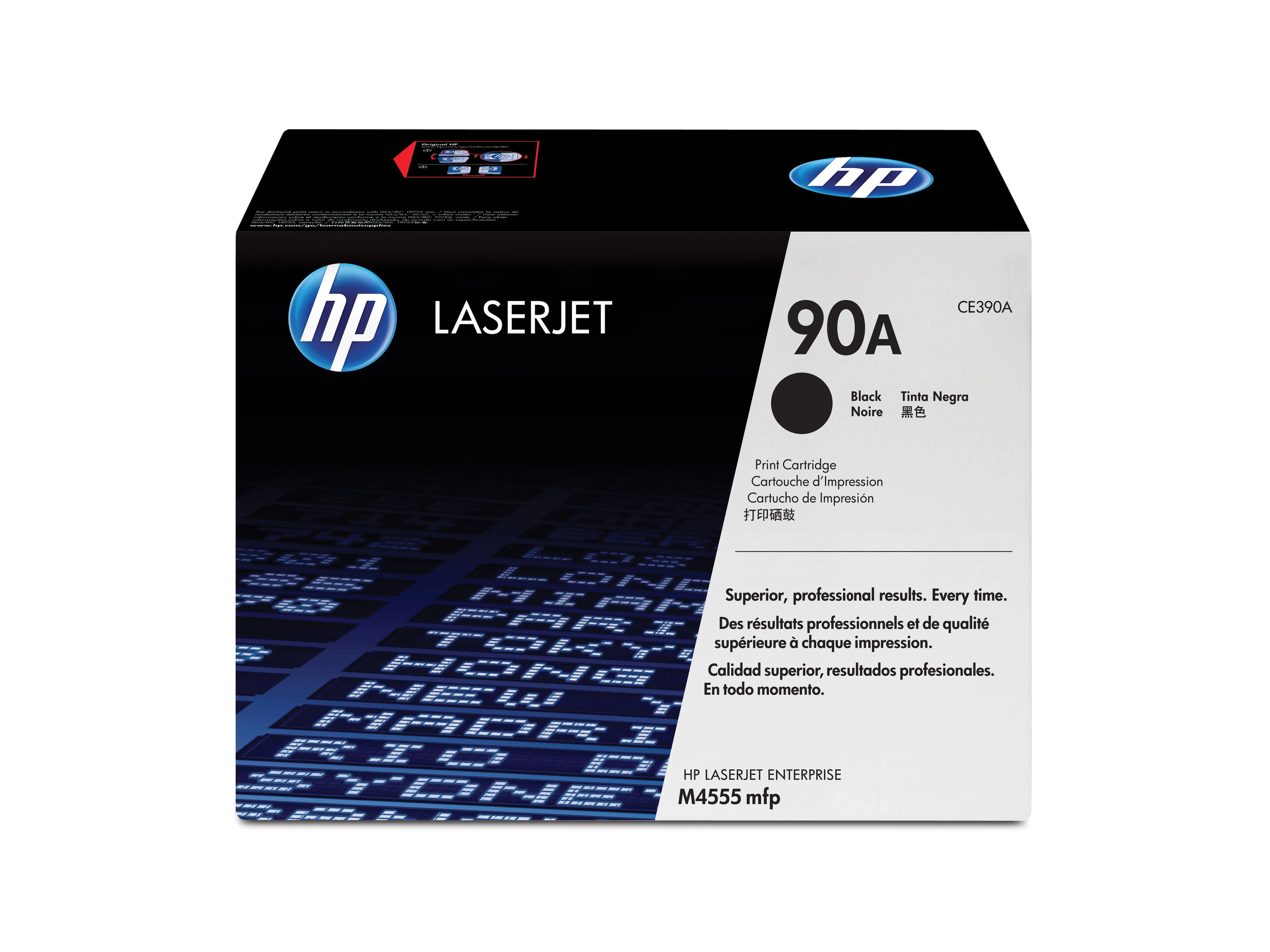 HP 90A - Schwarz - original - LaserJet - Tonerpatrone (CE390A) - für LaserJet Enterprise 600 M602dn, 600 M602m, 600 M602n, 600 M602x, M4555 MFP, M603xh HP 90A - Schwarz - original - LaserJet - Tonerpatrone (CE390A) - für LaserJet Enterprise 600 M602dn, 600 M602m, 600 M602n, 600 M602x, M4555 MFP, M603xh