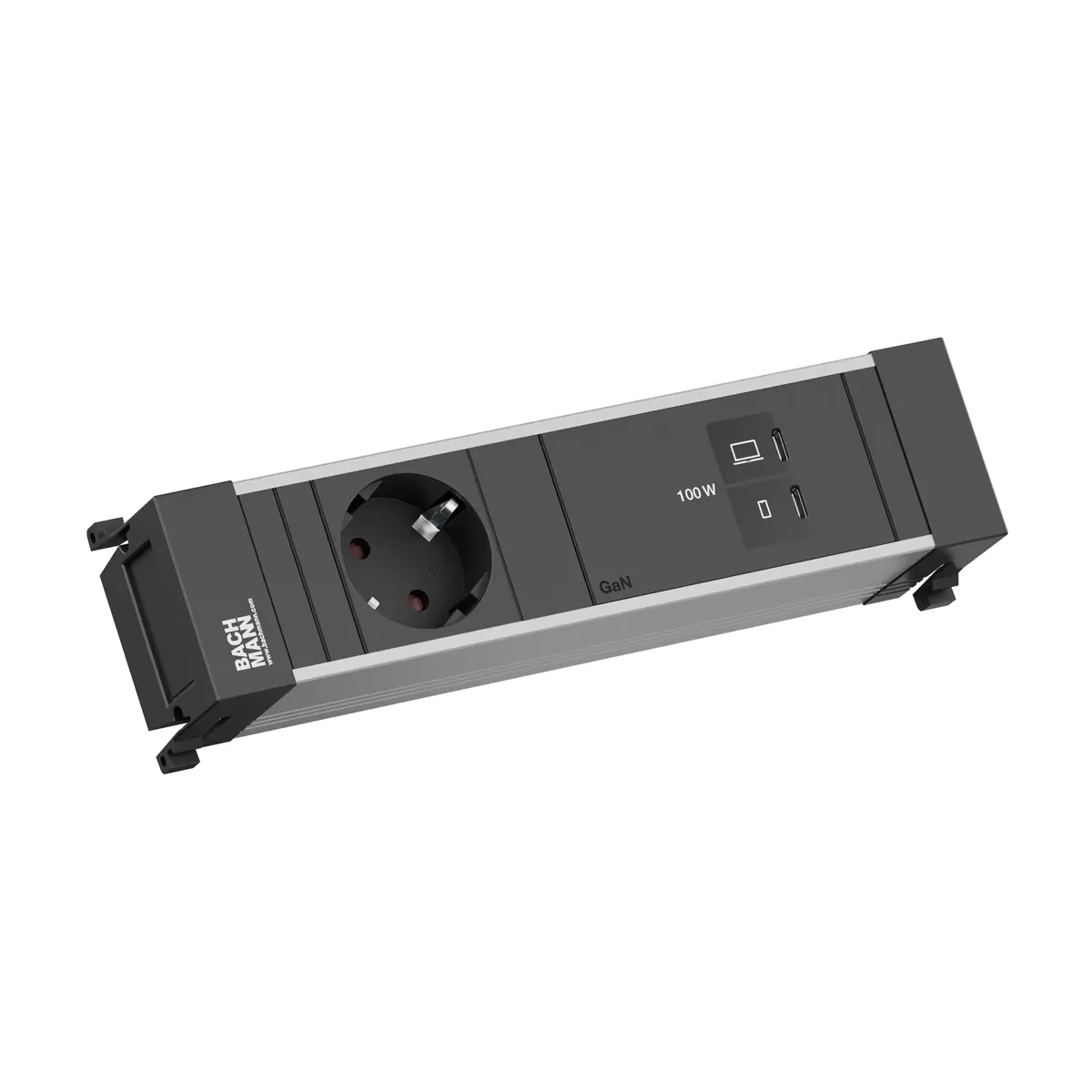 Bachmann Power Frame 1xCEE7/3 1xUSB C/C 100W - Zubehör Stromversorgung BM0023854